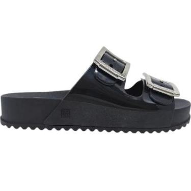 Imagem de Tamanco Casual Feminino Dia a Dia Tiras com Fivelas Metalizadas Zaxy 18063-Feminino