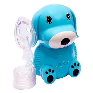 Imagem de Inalador e Nebulizador Azul Modelo Dog