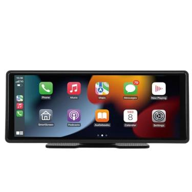 Imagem de Solinder Atualize Seu Receptor de Carro Reprodutor Multimídia para Carro, Tela Sensível Ao Toque HD de 10,26 Polegadas Navegação GPS AUX FM Controle de Voz para Com Suporte Auto, Visão