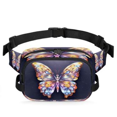 Imagem de Pochete Boho étnica asteca retrô para mulheres e homens com alça ajustável, bolsa transversal, bolsa de peito, bolsas de bumbum, bolsa de estilingue, Cor 24