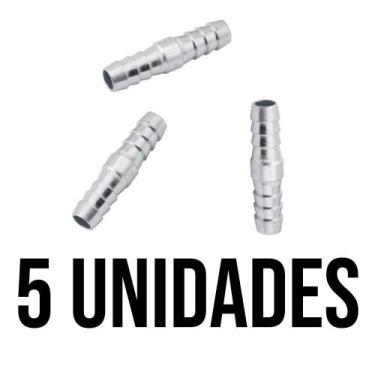 Imagem de Conector Aço Emenda Espigão Reto 5/16" BFH2695 Bestfer, 5 peças