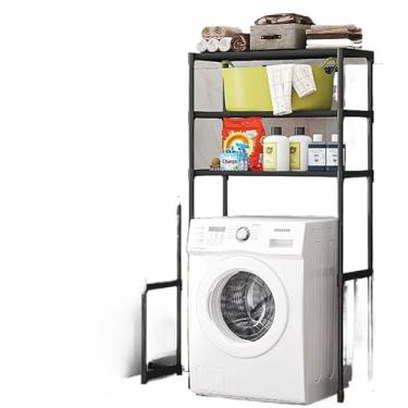Imagem de Prateleira Rack Organizador Lavanderia Banheiro Estante Móvel