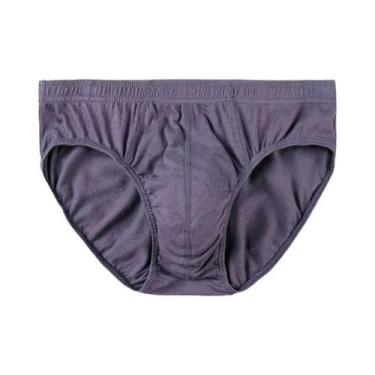 Imagem de Boxers Masculinos plus Size 100% Algodão Respirável 6 Peças Roupa Ínti