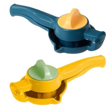 Imagem de Espremedor Manual De Frutas Cítricas Com Sistema De Rotação Extração Eficiente Uso Doméstico Plástico Resistente
