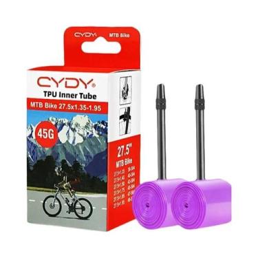 Imagem de Câmara De Ar Para Bicicleta MTB 26 27.5, Material TPU 43g, Pneu De Bic