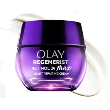 Imagem de Olay Regenerist Retinol 24 Max Moisturizer, Retinol 24 Max Night Face Cream, 1.7 Oz + Whip Face Moisturizer Travel/Trial Size Gift Set