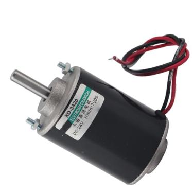 Imagem de Generic Motor Elétrico de Alta Velocidade de ímã Permanente Com Acionamento Suave para Máquina de Algodão Doce, Controle CW/CCW para Bancada de Corte Pequena - 12/24V 30W (24V6000rpm)