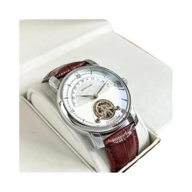 Imagem de Relógio Mecânico Automático De Luxo Masculino Com Caixa De Liga E Puls