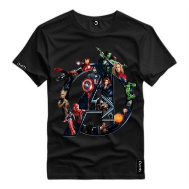 Imagem de Camiseta Masculina Estampada Os Vingadores Super Poder Adventure -055 