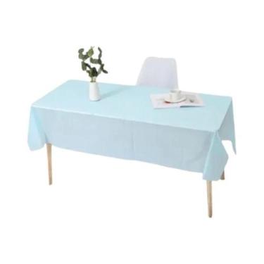 Imagem de Toalha De Mesa Plástica Reutilizável 137x183cm Livre De BPA Para Janta