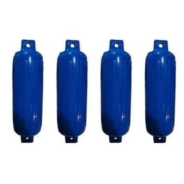 Imagem de Defensa Inflável Azul G4 16,25 X 57,50 cm Lancha Barco Kit 4 - Noster