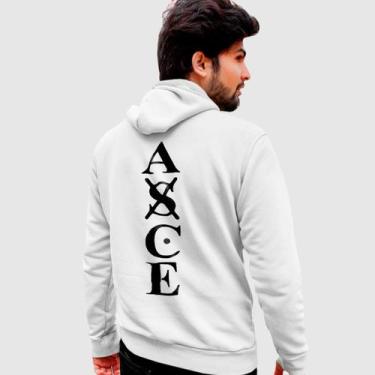 Imagem de Blusa Moletom Genuine Grit Masculina Estampada Algodão 30.1 Axce, Bran