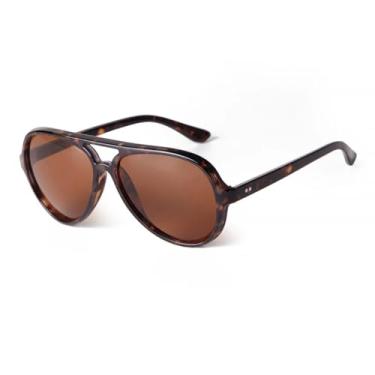 Imagem de Óculos de Sol Oversized com Lentes Degradê Marrons, Estilo Vintage, para Mulheres e Homens, Proteção UV (6)