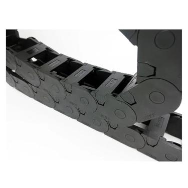 Imagem de Equipamento industrial 1 metro de transmissão de plástico cabo de reboque corrente de arrasto tipo ponte corrente de transmissão de abertura interior (R100, 25 x 77 mm)
