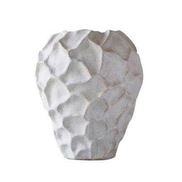 Imagem de Vaso de cerâmica simples ornamentos de hotel criativo casa sala de estar varanda vaso de flores vasos de flores