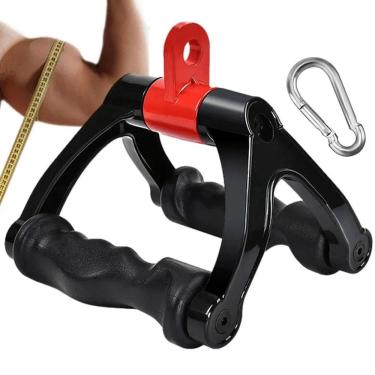 Imagem de Puxador Triangulo Anatomico Giro 360 Pegada Academia Musculaçao Treino Remada Barra Pullei Peitoral Costas