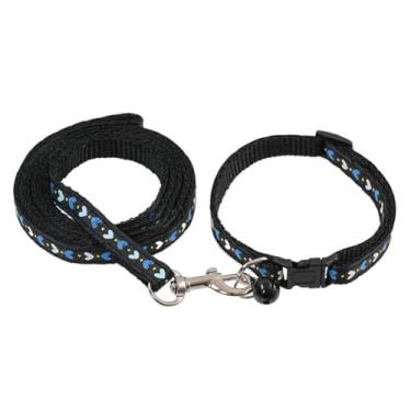 Imagem de Coleira de cachorro preta XS com coleira de sino, conjunto de coleiras com sinos, menina, menino, filhote, gato, gatinho, coleira de sino para cães pequenos, PP, PP, animais de estimação de raça extra