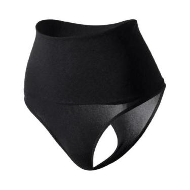 Imagem de Calcinha Feminina Sem Costura De Cintura Alta Com Controle De Barriga 