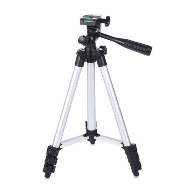 Imagem de Tripé de Alumínio para Câmera Fotográfica e Celular Universal 1,0 Metro