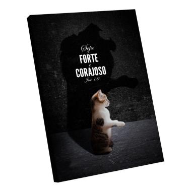 Imagem de Quadro Decorativo Forte E Corajoso Br Artes Grande 118x78