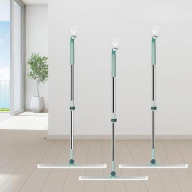 Imagem de Vassoura Rodo Mágico Silicone Grande 50cm Para Limpeza de Multiuso Piso Vidros Com Gancho Secos e Molhados Uso Duplo(KIT3)