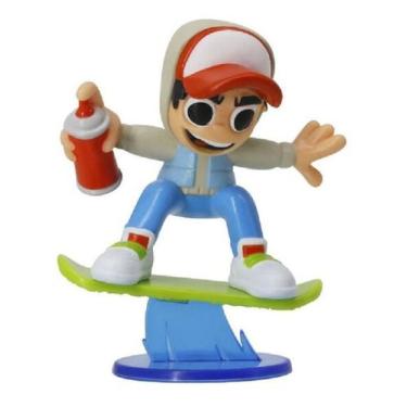 Imagem de Mini Boneco Miniatura Subway Surfers Jake 661 Bangtoys