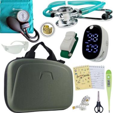 Imagem de Kit Enfermagem Maleta Completo Super Luxo + Monitor Glicose - Love Sau