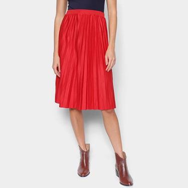 Imagem de Saia Midi Recoletta Plissada-Feminino