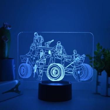 Imagem de Luz noturna LED 3D Ghost Recon que muda de cor para crianças - taiyuan