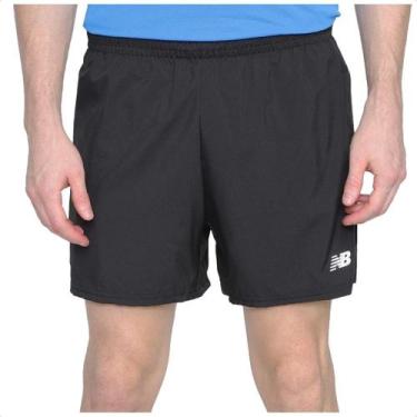 Imagem de Shorts New Balance Sport Essentials 2 In 1 - 5" Masculino, GG, Preto