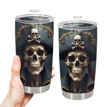 Imagem de Caneca de viagem Oasisdream Tumbler 600ml de aço inoxidável com tampa