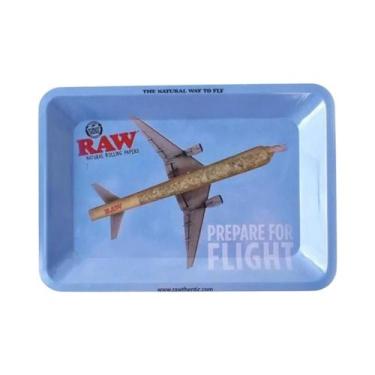 Imagem de Bandeja De Armazenamento De Metal 18x12,5cm Para Cigarros E Ervas, Est