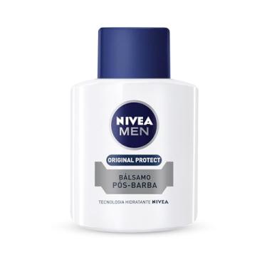 Imagem de NIVEA MEN Bálsamo Pós-Barba Original Protect 100ml, Hidrata e Acalma, Reduz Irritação, Aloe Vera e Glicerina, Alívio Imediato