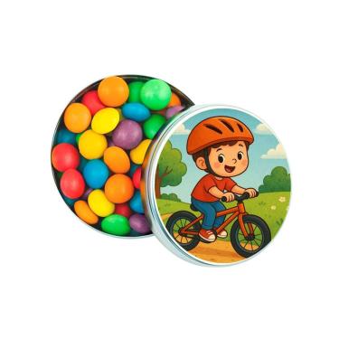 Imagem de Latinha Lembrancinha Personalizada Bike Ciclista