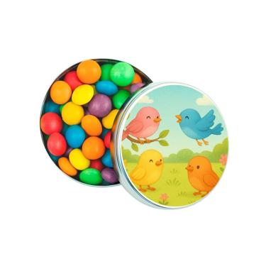 Imagem de Latinha Lembrancinha Personalizada Passarinhos