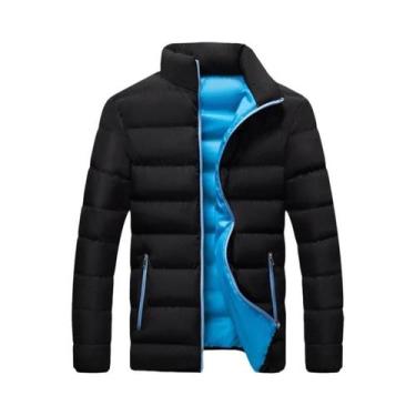 Imagem de Jaqueta De Inverno Masculina, Acolchoada, Slim-Fit, Casual, De Alta Qu