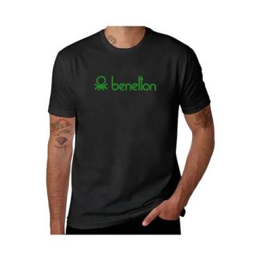 Imagem de Camiseta Masculina Grande Da Marca United Colors of Benetton, Tendênci
