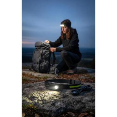 Imagem de Lanterna De Cabeça 350LM Led Recarregável USB - Super Potent - Congrat