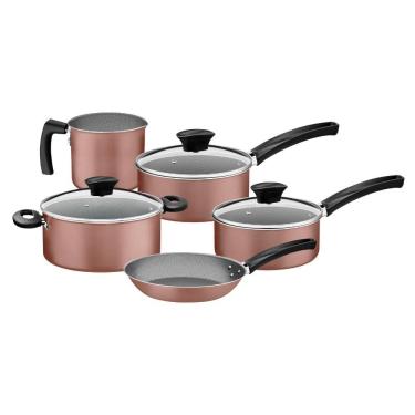 Imagem de Jogo De Panelas 5 Peças Michigan Antiaderente Tramontina