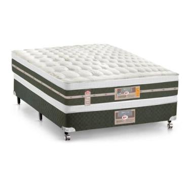 Imagem de Cama Box + Colchão Castor Casal Silver Star Air Double Face Tenopedic 