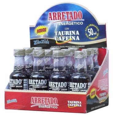 Imagem de Energetico arretado taurina e cafeina pet 12x50ml - ZiinZiin