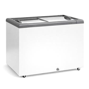 Imagem de Freezer Horizontal Ghd300h Cinza 300 Litros 2 Tampa Vidro 220V Gelopar