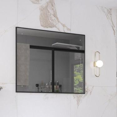 Imagem de Armário de Banheiro New com Espelho 100% Mdf Carbono - Belizze Móveis