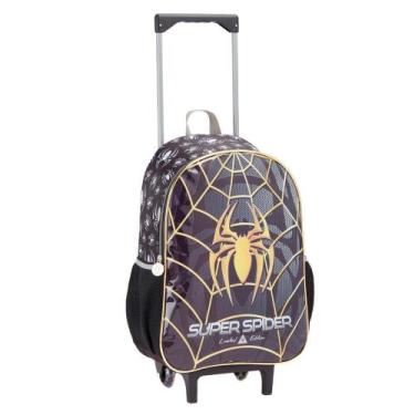 Imagem de Mochilete Infantil Super Spider Com Rodinhas Seanite