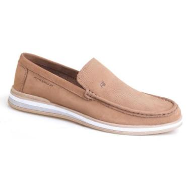 Imagem de Mocassim Casual Conforto Masculino Trento Rafarillo, Areia, 42