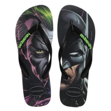 Imagem de Chinelo Havaianas Top Herois, Preto, Preto, Verde, 39/40