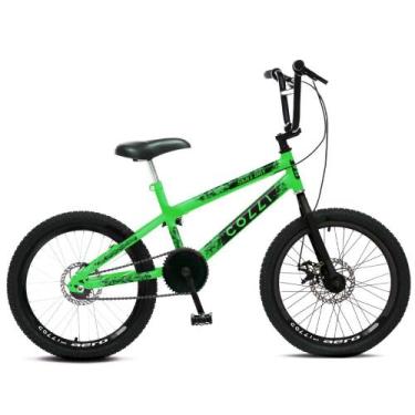 Imagem de Bicicleta Colli Skill Boy Freios A disco Aro 20 Verde Neon