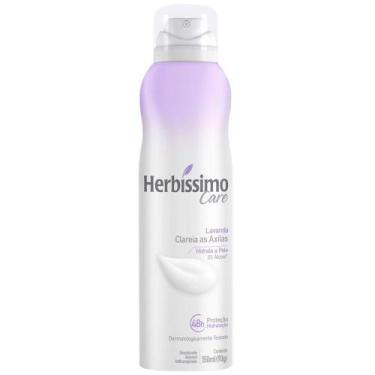 Imagem de Desodorante Aerossol Antitranspirante Herbíssimo Care Lavanda