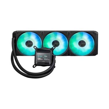 Imagem de Water Cooler ASUS Prime LC 360 ARGB LCD, 360mm, AMD e Intel, Preto - 9