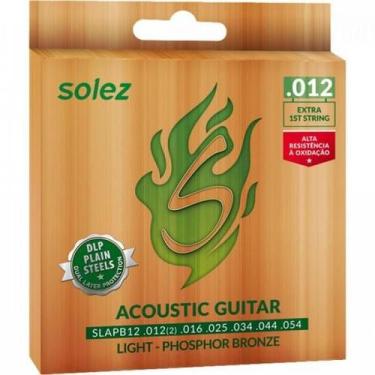 Imagem de Encordoamento Violão Aço Solez SLAPB12 012 Phospor Bronze